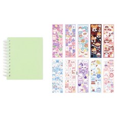 Today Living相簿+Keetoon貼紙 10入組 R79094E, 60張, 蘋果綠