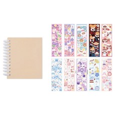 TODAY LIVING 相簿 + 卡通貼紙 10入組 R79094, 60張, 沙米色
