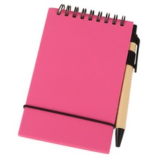 彩色便攜迷你筆記本 50張, 1個, 粉紅色