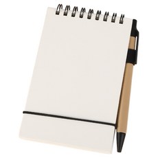 彩色便攜迷你筆記本 50張, 1個, 白色