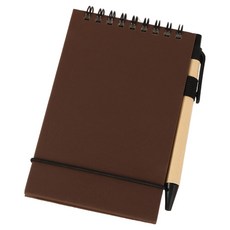 彩色便攜迷你筆記本 50張, 1個, 棕色