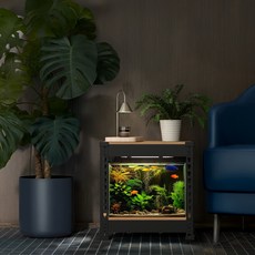 SPEEDRACK 養殖架 鋼製層架 魚缸底座, 黑色, 2層