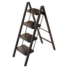 YOYOKI 樂活家歐式花架梯 黑色 4層, 1個