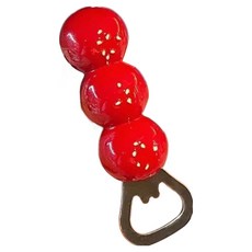 Mabsoshop 可愛磁鐵啤酒開瓶器 BRP568, 1個, 糖葫蘆