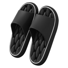 萌斯特 溫和強度 指壓拖鞋 230-235mm, 黑色, 1個