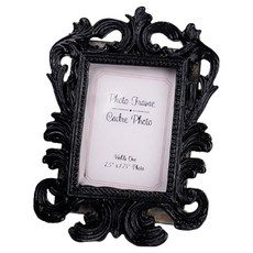 Baide 可愛實用復古迷你相框, 1個, 黑色