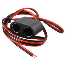 컴스 차량용 상시전원 시가잭 케이블 1.5m BF283, 1개, 2구