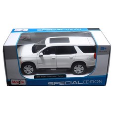 Maisto 1:26 2021雪佛蘭Tahoe SUV汽車壓鑄模型, 白色, 1個