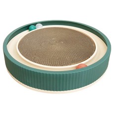 Nice u 毛樂趣 趣味花園互動球球貓抓板, 1個, 綠色