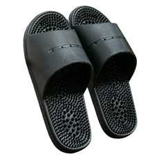 Mungsters 後腳跟刺激指壓拖鞋 270-275mm, 黑色, 1個