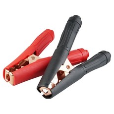 컴스 차량용 배터리 악어집게 Black + RED 세트 BF276, 1세트, 1ml
