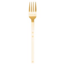보겐 쌍띠에 커트러리 디너 포크 골드, 바닐라, 1개