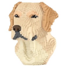 JEKCA 拉布拉多頭像 S(小型), 1個, 混色