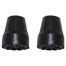 지팡이 고무패킹 19mm, 블랙, 2개