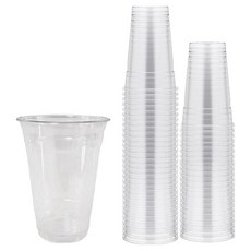 이로울생활 투명 PET 컵 92mm, 480ml, 1개입, 50개