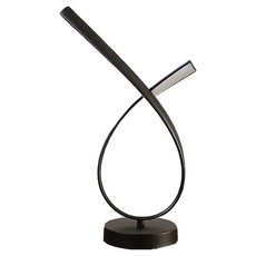Woori LED Victory 螺旋 LED Alpha 檯燈, 黑色