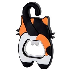 可愛貓咪磁鐵開瓶器 貓咪背影, 1個, 混色