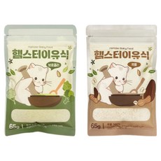 허니팜 햄찌맘마 이유식 곡물 + 브로콜리 2p 세트, 1세트