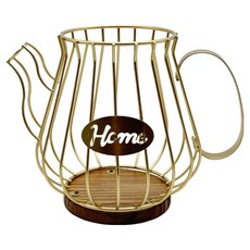 AllHigh 居家風咖啡膠囊收納盒 08 無蓋金色款, 1個, 混合色