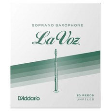 D'Addario La Voz 高音薩克斯風簧片 Unfiled 10片 SOFT 591101, 1個