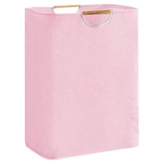 日常亮點布料折疊多用途置物籃, 粉紅色