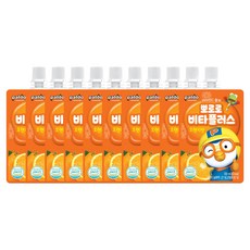 paldo 八道 Pororo 維他命Plus 飲品 柳橙口味, 10個, 100ml