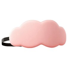 퀸마벨라 絲綢冰感遮光睡眠眼罩 粉紅色 單一尺寸, 1入, 1個