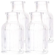 루네온 심플 모던 디퓨저 공병, 투명, 50ml, 4개