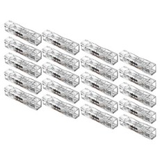 WAGO 旺科 單線專用快接端子 2P 直通型 白色 Simple 0.5~4mm 相容, 20個