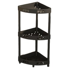 Rebrika多功能角落櫃 3層, 1個, 黑色