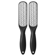 GoodGoodShop 雙面腳後跟去角質器 黑色, 2個, 1入, 45g