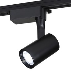 메가맨 M2 일체형 LED 레일등 10W, 블랙 + 주광색, 1개