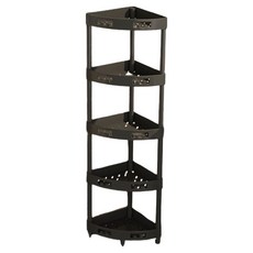 Rebrika多功能角落櫃 5層, 黑色, 1個