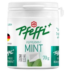 Pfeffi 無糖薄荷糖, 70g, 1個