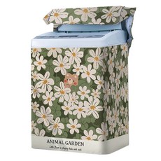 小麥購物 直立式洗衣機防塵罩 L729, Animal Garden