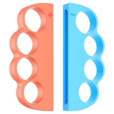 SPACE SHIELD 任天堂 Switch 2 Joy-Con 相容 Playfit 健身拳擊 指虎握把 2件組, 1套, 單一商品, 混合顏色