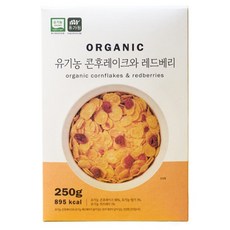Yougaone 紅莓果玉米片, 250g, 1盒