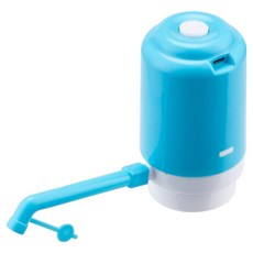 伊藤生活 USB充電式電動桶裝水取水器 藍色, 1個