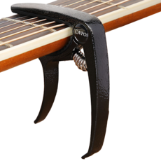 DULU 프리미엄 악어무늬 기타카포 블랙, 1개