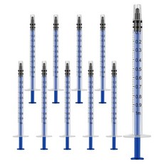 딩동펫 앵무새 소동물 다용도 주사기 1ml, 10개