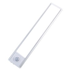 aibo 超薄長效續航三色光LED磁吸式感應燈 20cm, 白色