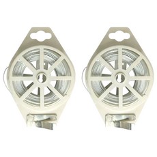 小麥購物 L504 園藝多用途捆綁魔帶 30m 白色, 2個