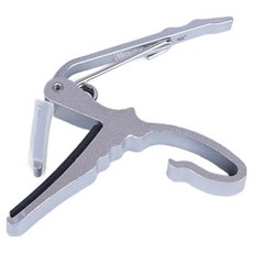 DULU 심플한 기타카포 실버, 1개