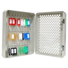 可視打孔鑰匙保管箱 KJ-24, 1個, 灰色