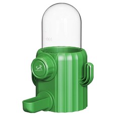 딩동펫 앵무새 소동물 선인장 트리 반자동 급수기, 그린, 1개