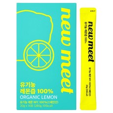 뉴밋 하루 1레몬 유기농 리얼 레몬즙 NFC 14p, 1개, 280g