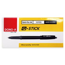 DONG-A Q Stick 0.5mm 12支, 紅色, 1個