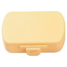 MadiMadi 家用藥盒 黃色 9 x 7 x 2.5 cm 40g, 1個