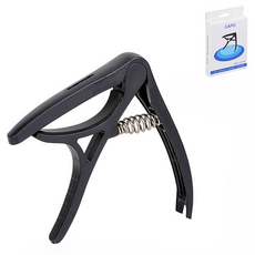 DULU 실용적인 기타카포 타입4 블랙, 1개