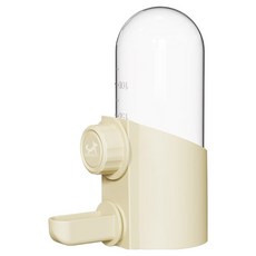 딩동펫 앵무새 소동물 선인장 트리 반자동 급수기, 크림옐로우, 1개